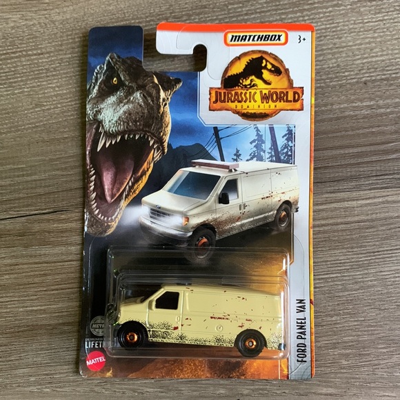 Ford Panel Van Matchbox Jurassic World Dominion Mattel MB JP 2022 New Toy Car - Picture 6 of 6